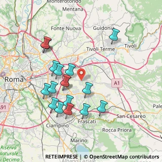 Mappa Via Casamassima, 00132 Roma RM, Italia (7.77118)
