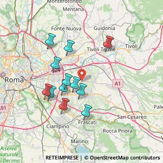 Mappa Via Casamassima, 00132 Roma RM, Italia (7.03917)