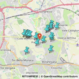 Mappa Via Casamassima, 00132 Roma RM, Italia (1.46)