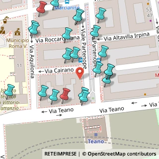 Mappa Via Cairano, 00177 Roma RM, Italia (0.06087)