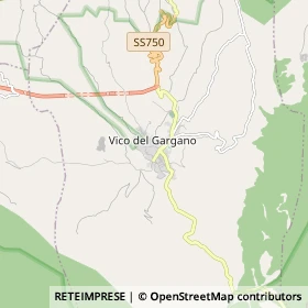 Mappa Vico del Gargano