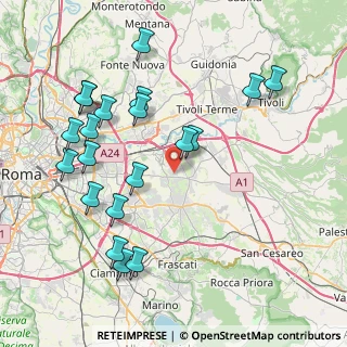 Mappa Via Alberto Luthuli, 00132 Roma RM, Italia (9.3685)