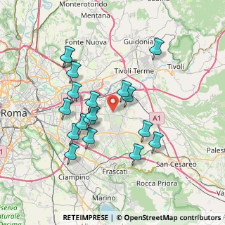 Mappa Via Alberto Luthuli, 00132 Roma RM, Italia (7.32278)