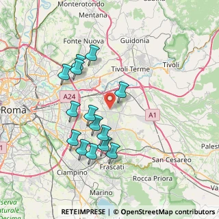 Mappa Via Alberto Luthuli, 00132 Roma RM, Italia (7.45571)