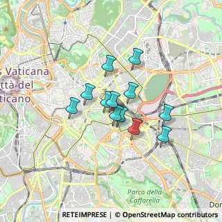Mappa P.za Vittorio Emanuele II, 00185 Roma RM, Italia (1.23917)