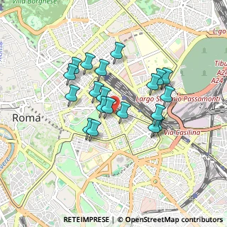Mappa P.za Vittorio Emanuele II, 00185 Roma RM, Italia (0.7635)