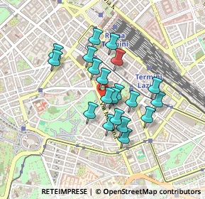 Mappa Largo Leopardi, 00185 Roma RM, Italia (0.362)