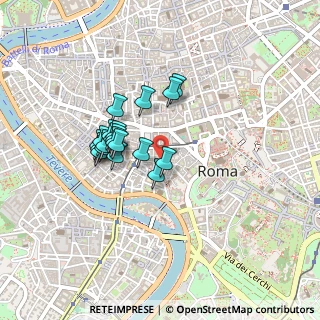 Mappa Via dei Funari, 00186 Roma RM, Italia (0.3615)