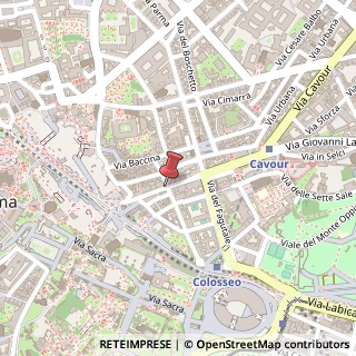 Mappa Via Cavour,  301, 00184 Roma, Roma (Lazio)