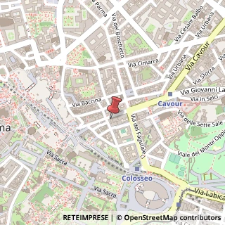 Mappa Via Cavour, 278, 00184 Roma, Roma (Lazio)