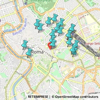 Mappa Via del Pozzuolo, 00184 Roma RM, Italia (0.915)