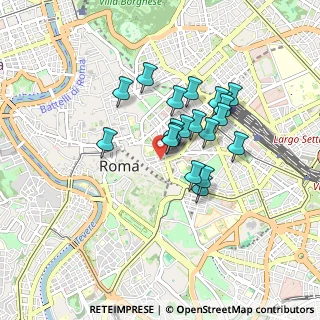 Mappa Via del Pozzuolo, 00184 Roma RM, Italia (0.7135)