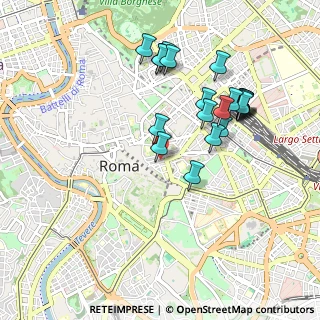 Mappa Via del Pozzuolo, 00184 Roma RM, Italia (0.9885)