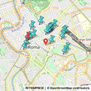 Mappa Via del Pozzuolo, 00184 Roma RM, Italia (0.847)