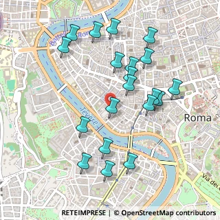 Mappa Piazza Capo di Ferro, 00186 Roma RM, Italia (0.5305)