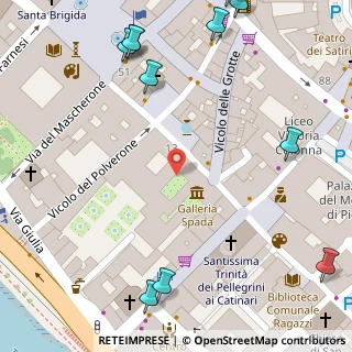 Mappa Via Capo di Ferro, 00186 Roma RM, Italia (0.138)