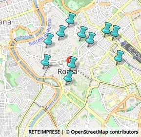 Mappa Via di S. Pietro in Carcere, 00186 Roma RM, Italia (0.92091)