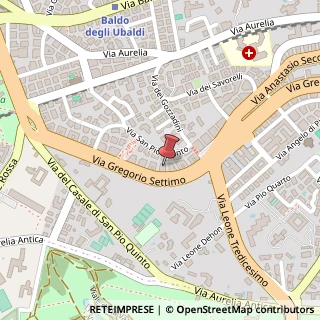 Mappa Via Gregorio VII, 384, 00165 Roma, Roma (Lazio)