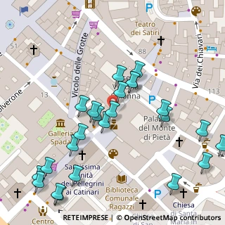Mappa Via dell'Arco del Monte, 00186 Roma RM, Italia (0.05833)