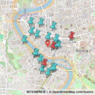 Mappa Piazza della Trinità dei Pellegrini, 00186 Roma RM, Italia (0.4405)