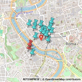 Mappa Piazza della Trinità dei Pellegrini, 00186 Roma RM, Italia (0.304)