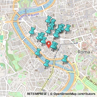 Mappa Piazza della Trinità dei Pellegrini, 00186 Roma RM, Italia (0.36)
