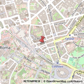 Mappa Via Cavour, 325, 00184 Roma, Roma (Lazio)