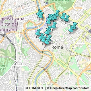 Mappa Via di Santa Maria del Pianto, 00186 Roma RM, Italia (0.9415)