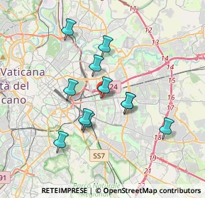 Mappa Viale Ronchi, 00177 Roma RM, Italia (3.26909)
