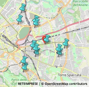 Mappa Viale Ronchi, 00177 Roma RM, Italia (1.97615)