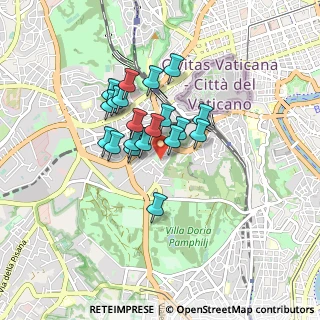 Mappa Via S. Fabiano, 00165 Roma RM, Italia (0.6545)