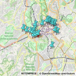 Mappa Via S. Fabiano, 00165 Roma RM, Italia (1.551)