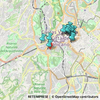 Mappa Via S. Fabiano, 00165 Roma RM, Italia (1.8665)