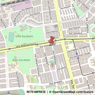 Mappa Via Prenestina, 372, 00171 Roma, Roma (Lazio)