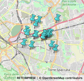 Mappa Via Prenestina, 00172 Roma RM, Italia (1.09421)