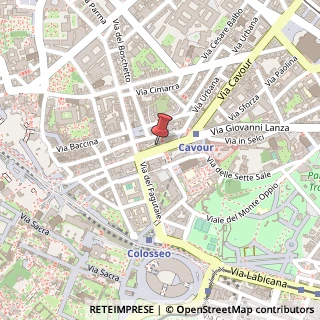 Mappa Via Cavour, 228, 00184 Roma, Roma (Lazio)