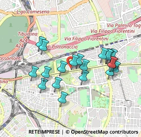 Mappa Viale della Stazione Prenestina, 00177 Roma RM, Italia (0.8825)