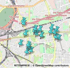 Mappa Viale della Stazione Prenestina, 00177 Roma RM, Italia (0.823)