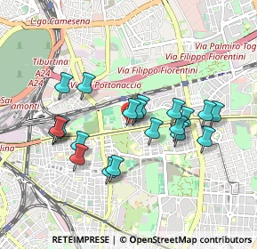 Mappa Viale della Stazione Prenestina, 00177 Roma RM, Italia (0.8755)