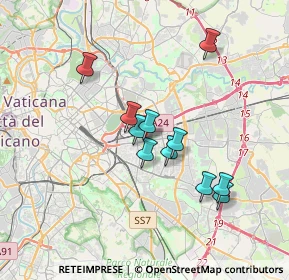 Mappa Viale della Stazione Prenestina, 00177 Roma RM, Italia (3.10364)