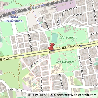 Mappa Via Prenestina, 310, 00171 Roma, Roma (Lazio)