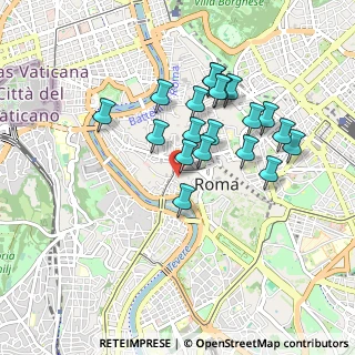 Mappa Via dei Falegnami, 00186 Roma RM, Italia (0.8505)