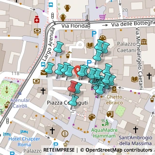 Mappa Piazza Mattei, 00186 Roma RM, Italia (0.04125)