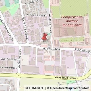Mappa Via Prenestina, 911, 00155 Roma, Roma (Lazio)