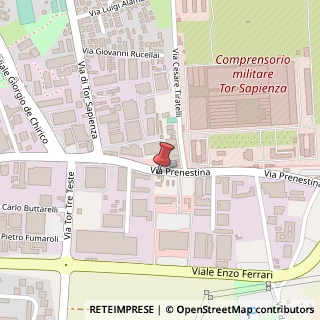 Mappa Via Prenestina, 920, 00155 Roma, Roma (Lazio)