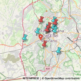 Mappa Via del Casale di San Pio V, 00165 Roma RM, Italia (3.058)