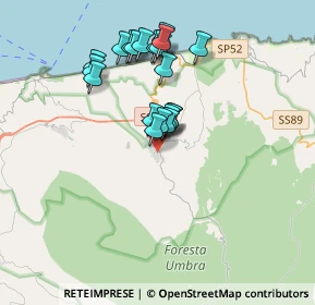 Mappa Via Funno del Medico, 71018 Vico del Gargano FG, Italia (3.323)