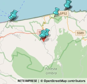 Mappa Via Funno del Medico, 71018 Vico del Gargano FG, Italia (5.32818)