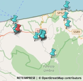 Mappa Via Alcide de Gasperi, 71018 Vico del Gargano FG, Italia (3.67188)