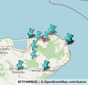 Mappa Via Funno del Medico, 71018 Vico del Gargano FG, Italia (15.3765)